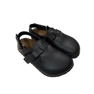 Birkis by Birkenstock Womens 5 Closed Toe Sandals Mules Comfortable SHoes Black